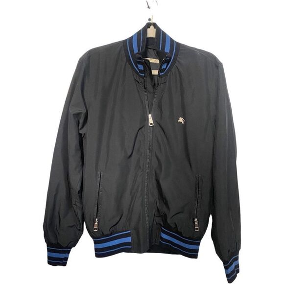 Burberry Men’s Varsity Jacket Size M in black - Picture 1 of 9